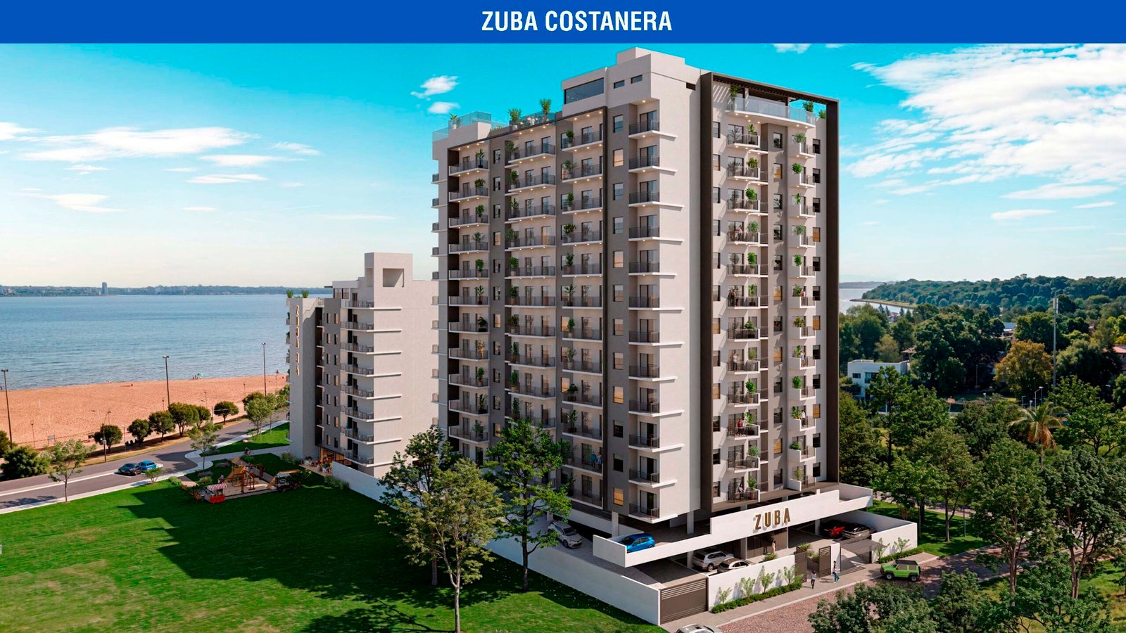 Departamentos en pozo del Edificio ZUBA Costanera – Encarnación - Imagen 2