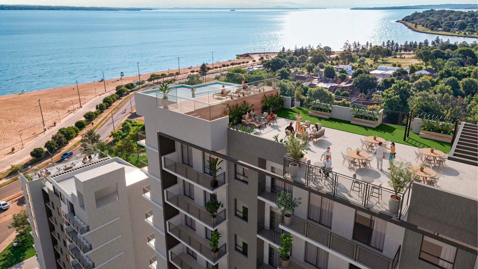 Departamentos en pozo del Edificio ZUBA Costanera – Encarnación - Imagen 3