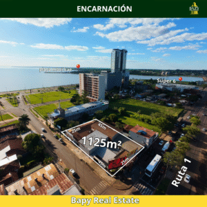 Terreno con edificación en esquina - Encarnación