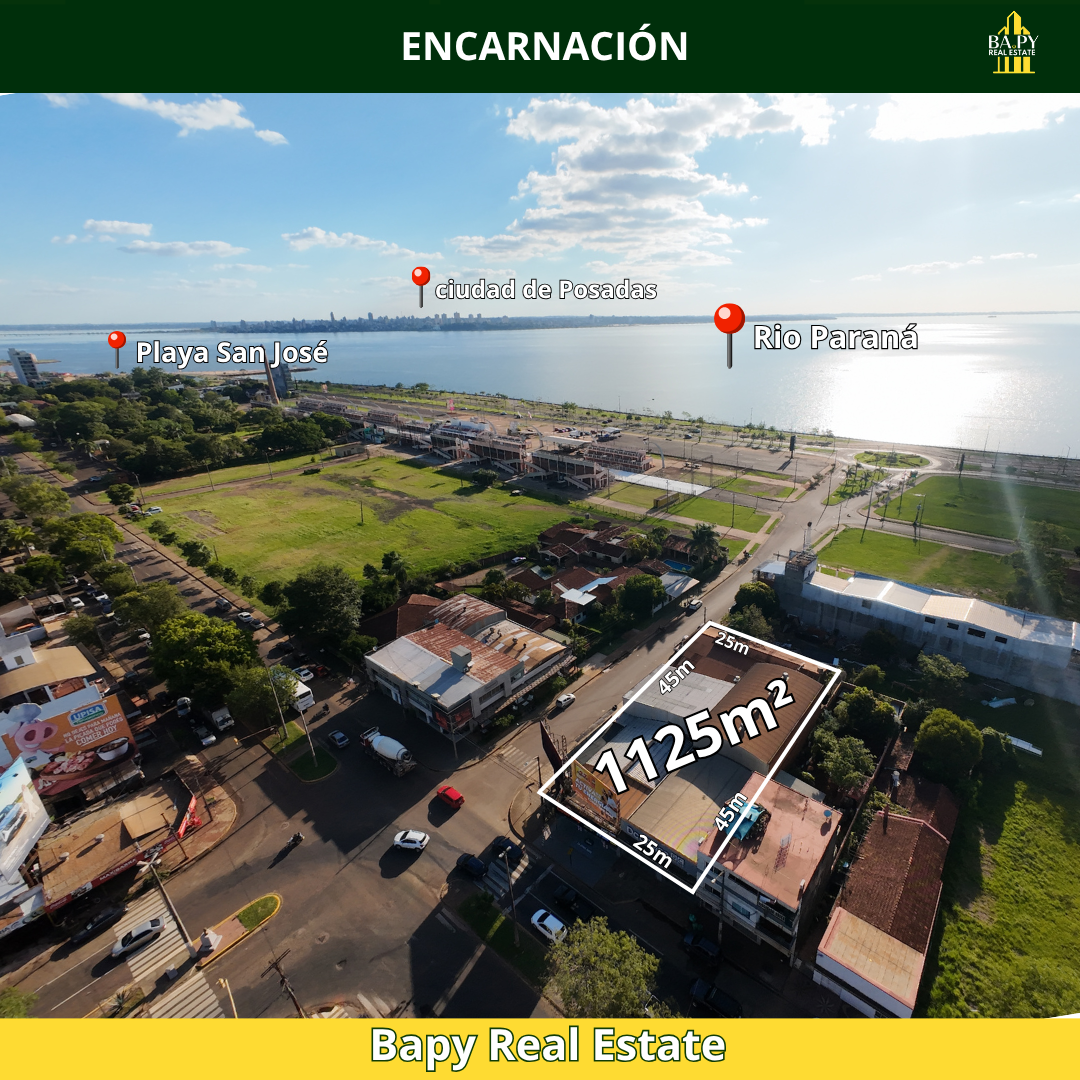 Terreno con edificación en esquina - Encarnación - Imagen 2