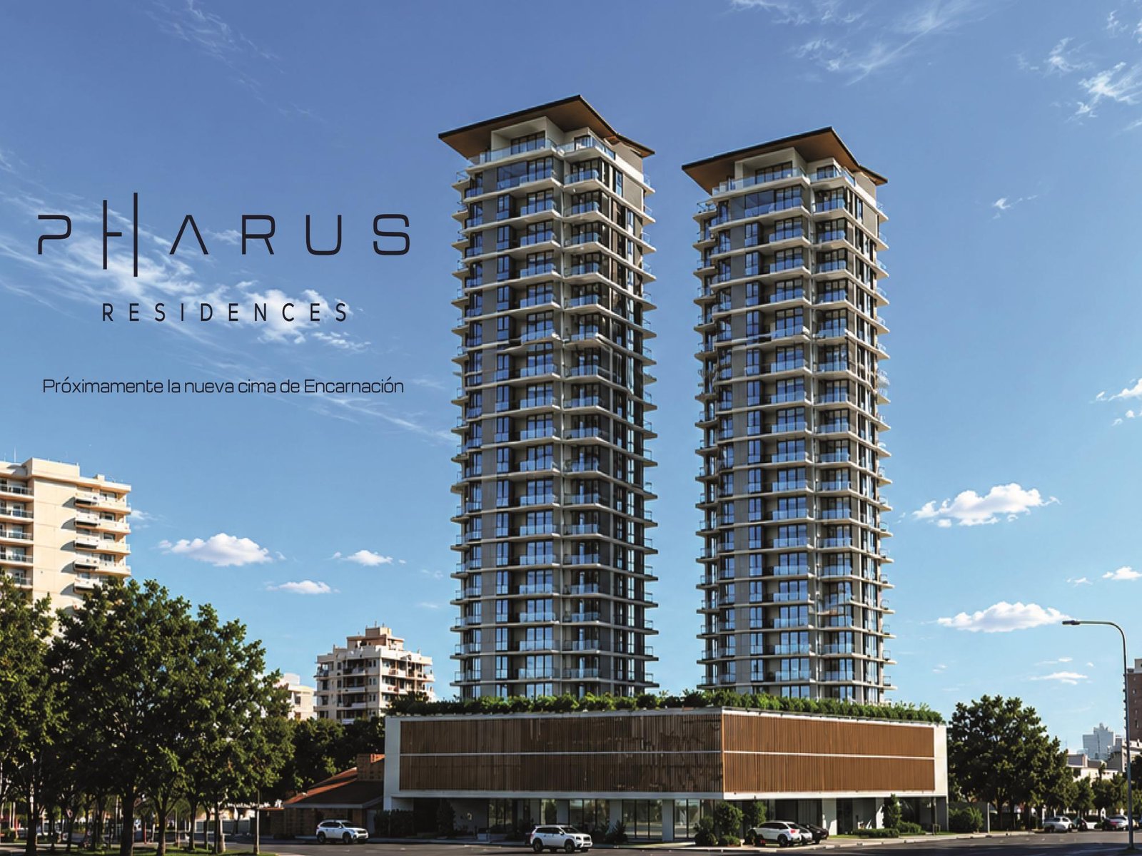 Departamentos en pozo del Edificio PHARUS Residences – Encarnación