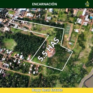 Terreno 5,5 ha. - Encarnación